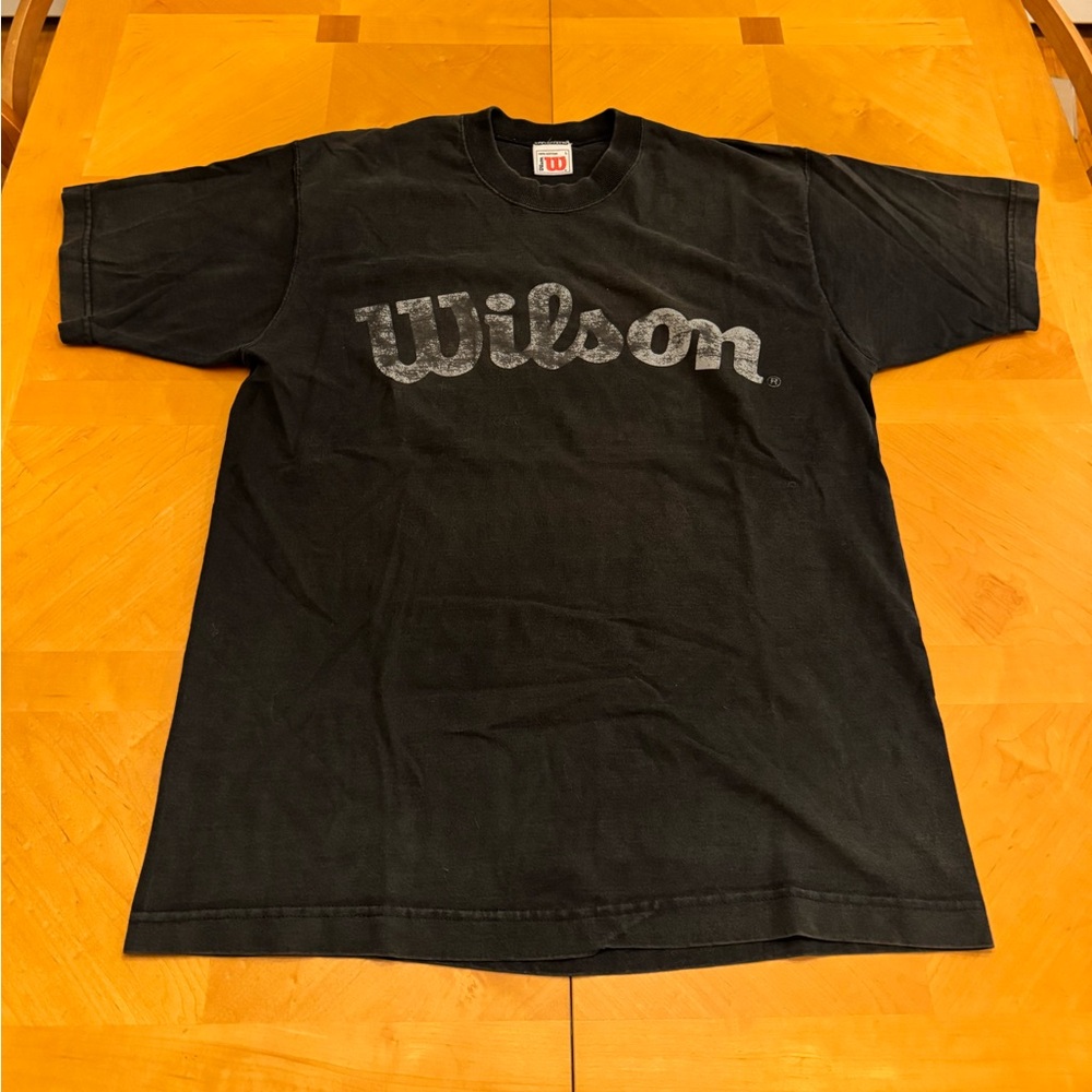 Wilson Men's Black Tee with Logo